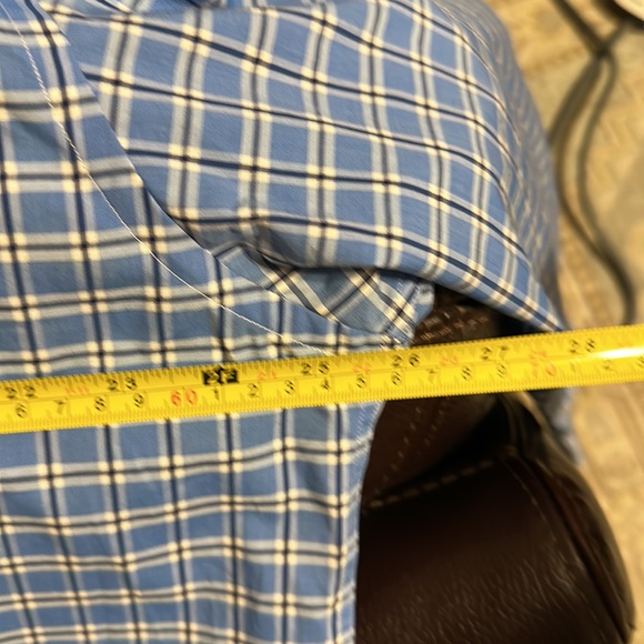 NWT LINCS Davidchu MENS CASUAL BUTTON DOWN SHIRT SIZE XXL BLUE COLOR - Picture 11 of 15